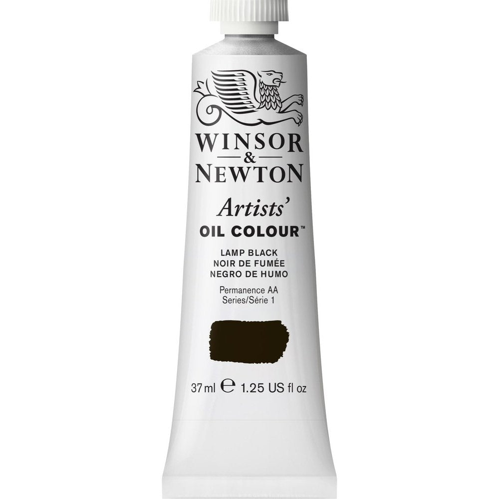 Artists’ Oil Lamp Black 37ml Tube