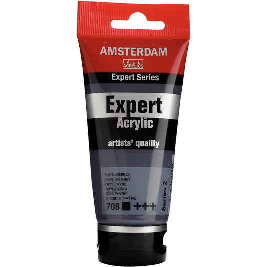 Amsterdam Expert Acrylic, 708 Payne's Grey 75ml Tube