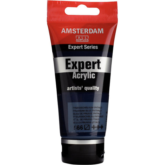 Amsterdam Expert Acrylic, 566 Prussian Blue 75ml Tube