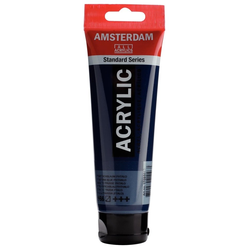 Amsterdam Standard Acrylic, 566 Prussian Blue 120ml Tube