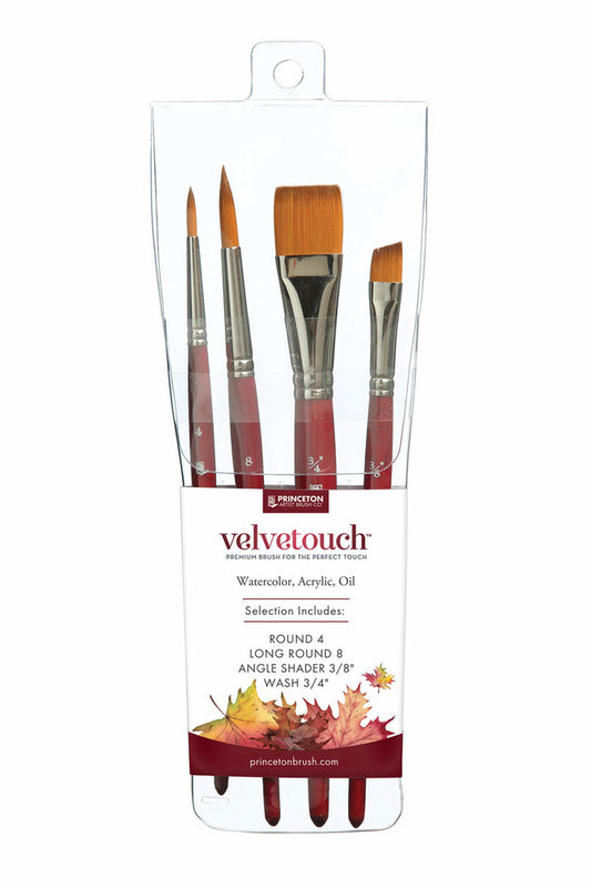 Velvetouch Mixed Media Brush Set, Professional (4pc)